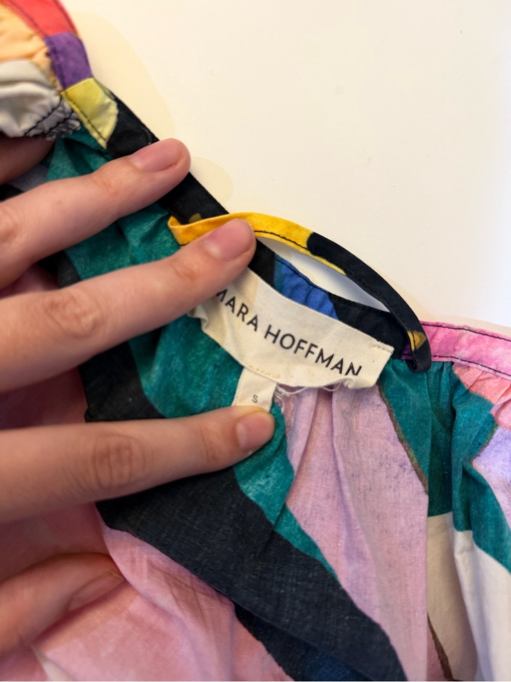 Mara Hoffman Multicolor Abstract Print Maxi Dress - Picture 3 of 3
